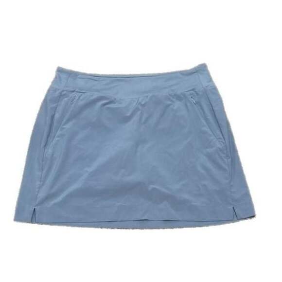 Athleta Pants - Athleta Soho Skort Jupe-Short Skirt  Blue Tennis‎ Hiking Golf size 12